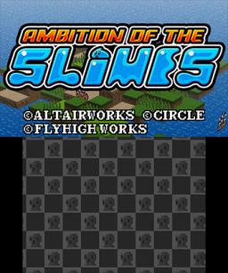 Ambition of the Slimes Title Screen